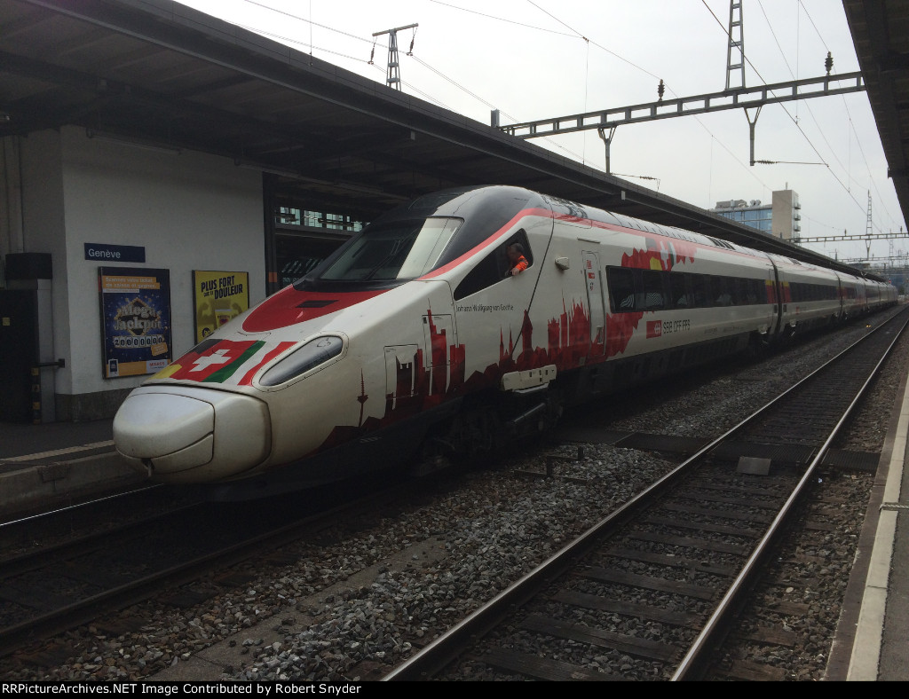 SBB High-Speed train to Zurich